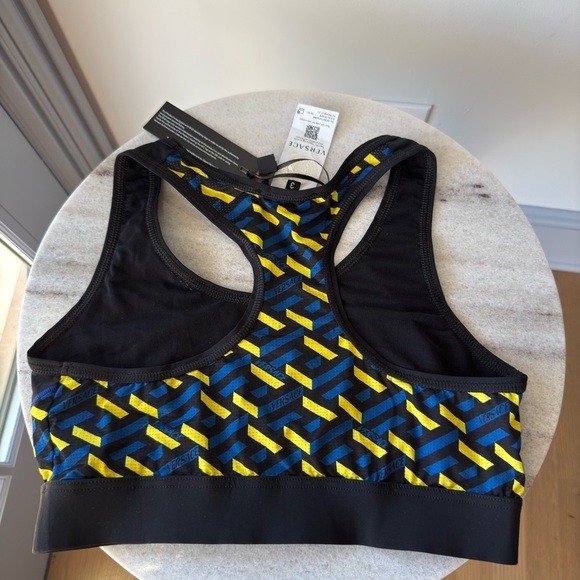 Versace Greca Signature Accent Sports Bra - Picture 4 of 8
